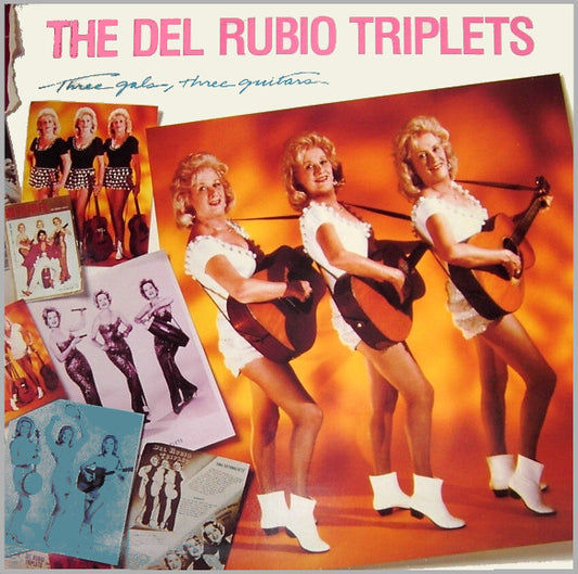 THE DEL RUBIO TRIPLETS-Three Gals Three Guitars 12" Vinyl LP