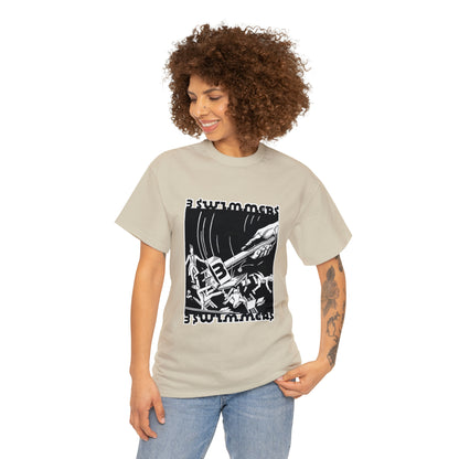 THREE SWIMMERS Unisex  Cotton T-Shirt