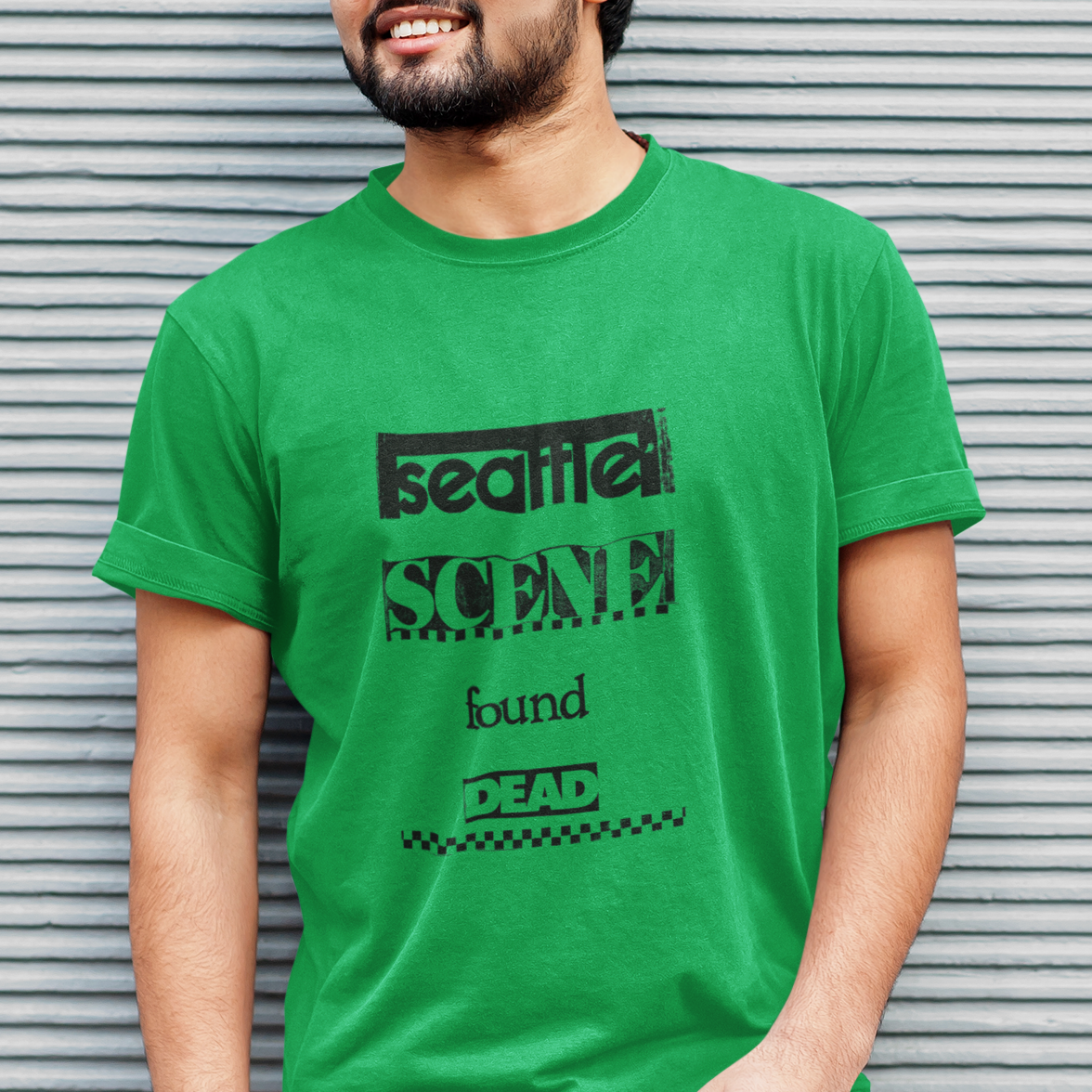 SEATTLE SCENE FOUND DEAD Unisex 100% Cotton T-Shirt