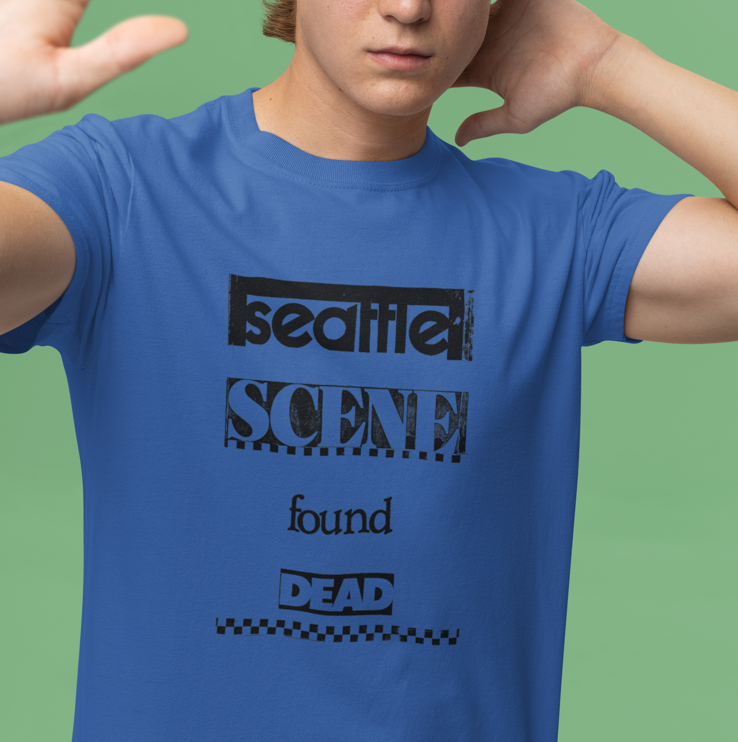 SEATTLE SCENE FOUND DEAD Unisex 100% Cotton T-Shirt