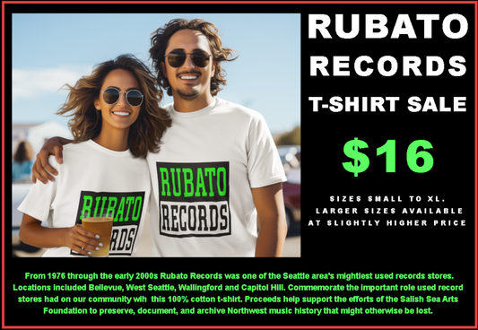 RUBATO RECORDS Unisex 100% Cotton T-Shirt