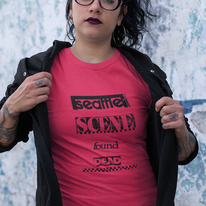 SEATTLE SCENE FOUND DEAD Unisex 100% Cotton T-Shirt