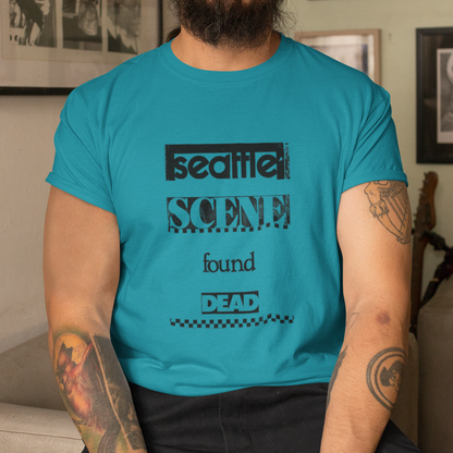 SEATTLE SCENE FOUND DEAD Unisex 100% Cotton T-Shirt