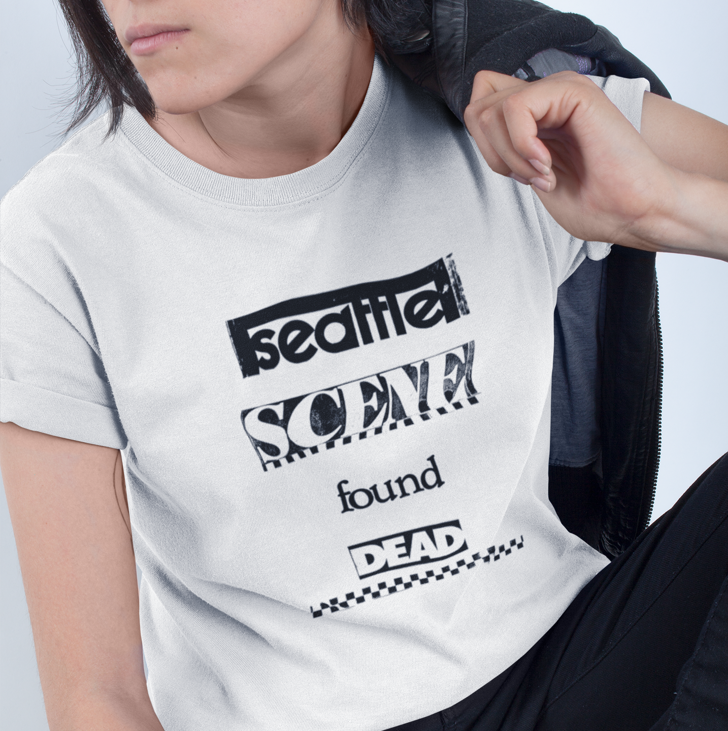 SEATTLE SCENE FOUND DEAD Unisex 100% Cotton T-Shirt