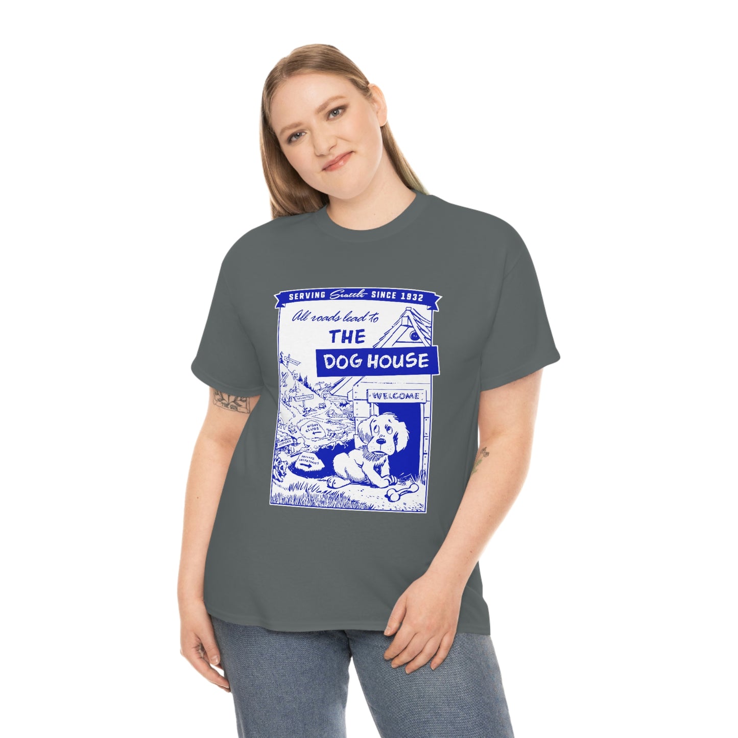 THE DOGHOUSE Menu Unisex Cotton T-Shirt
