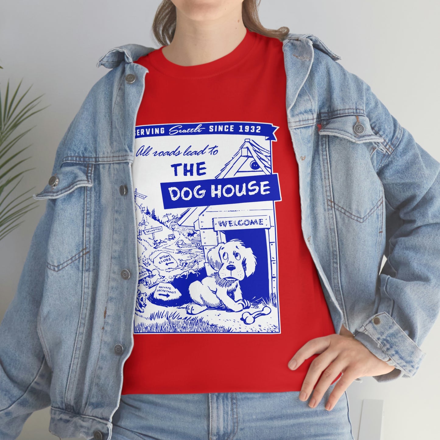 THE DOGHOUSE Menu Unisex Cotton T-Shirt