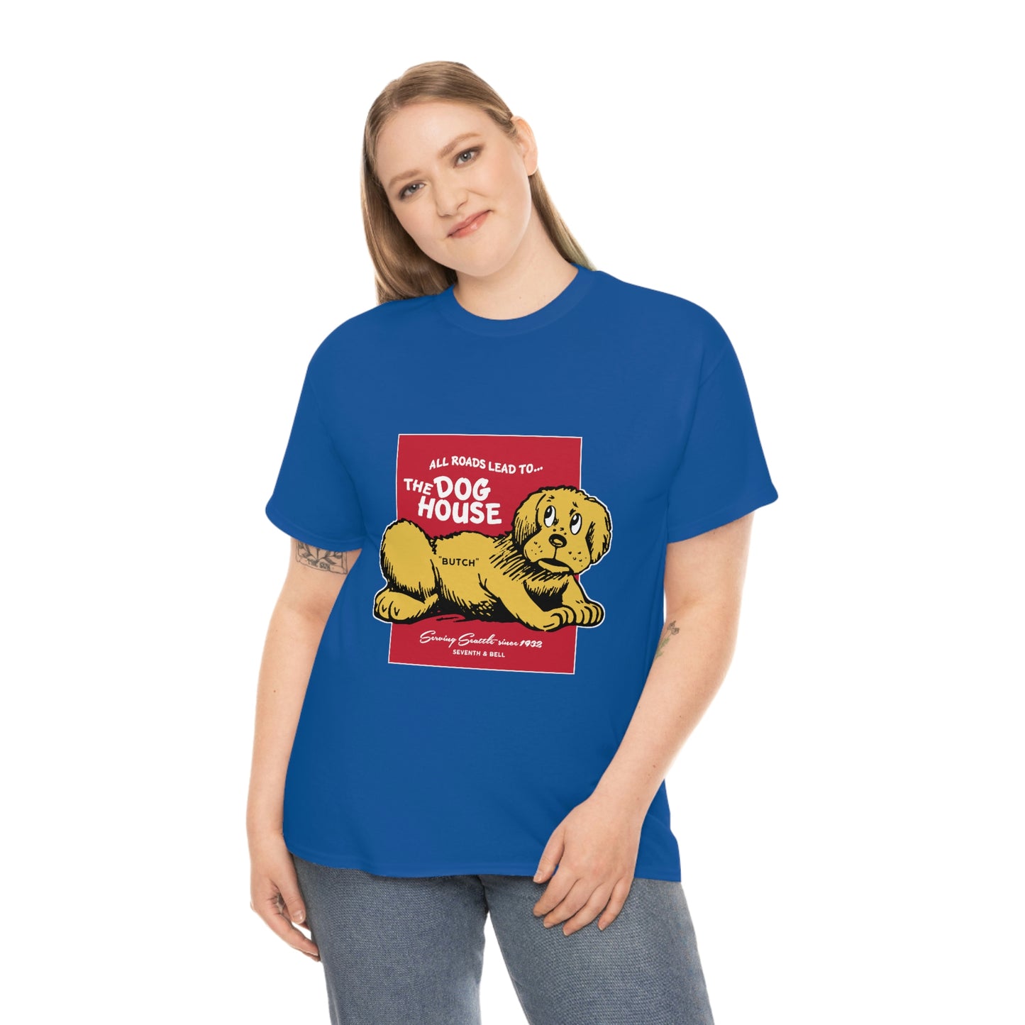 THE DOGHOUSE Butch Logo Unisex Cotton T-Shirt