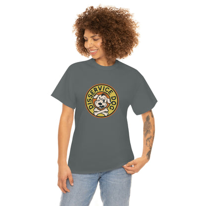 DISSERVICE DOG Unisex Heavy Cotton Tee