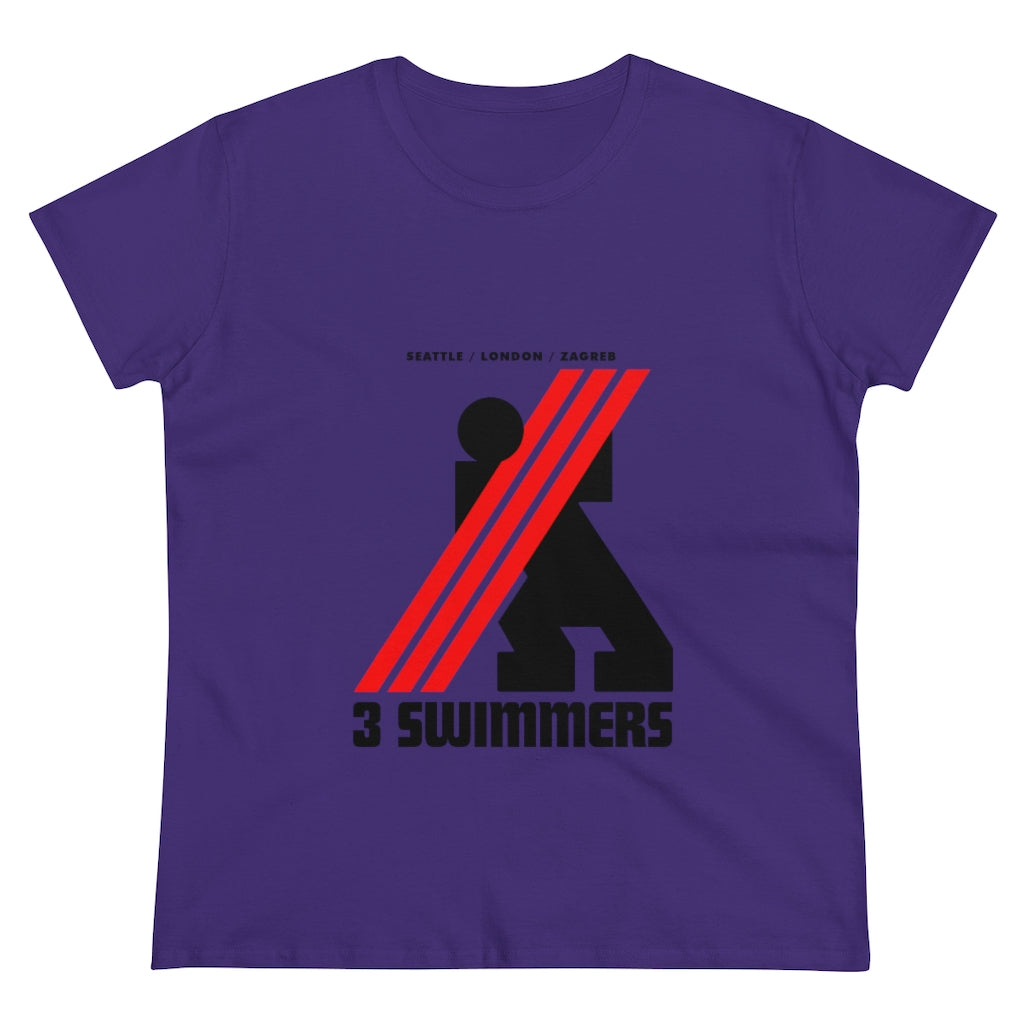 THREE SWIMMERS Women's Cotton T-Shirt