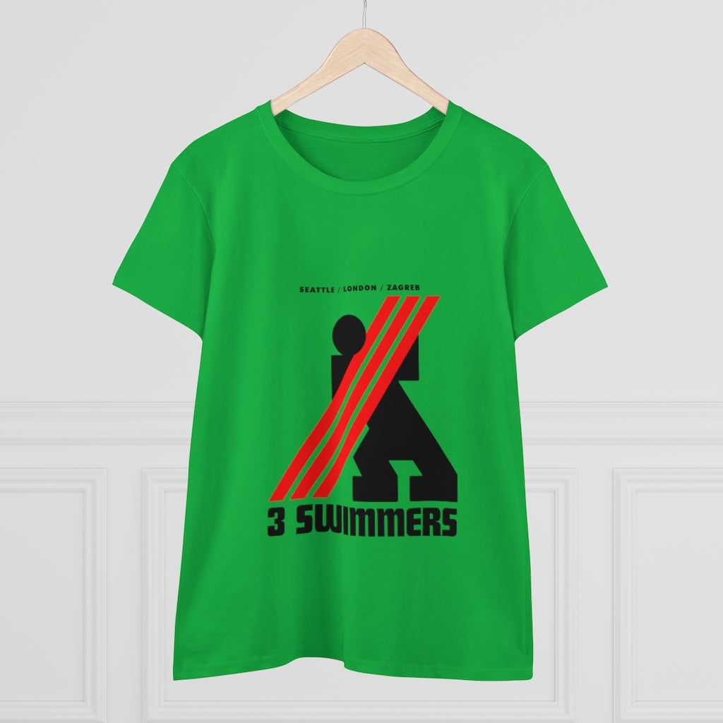 THREE SWIMMERS Women's Cotton T-Shirt