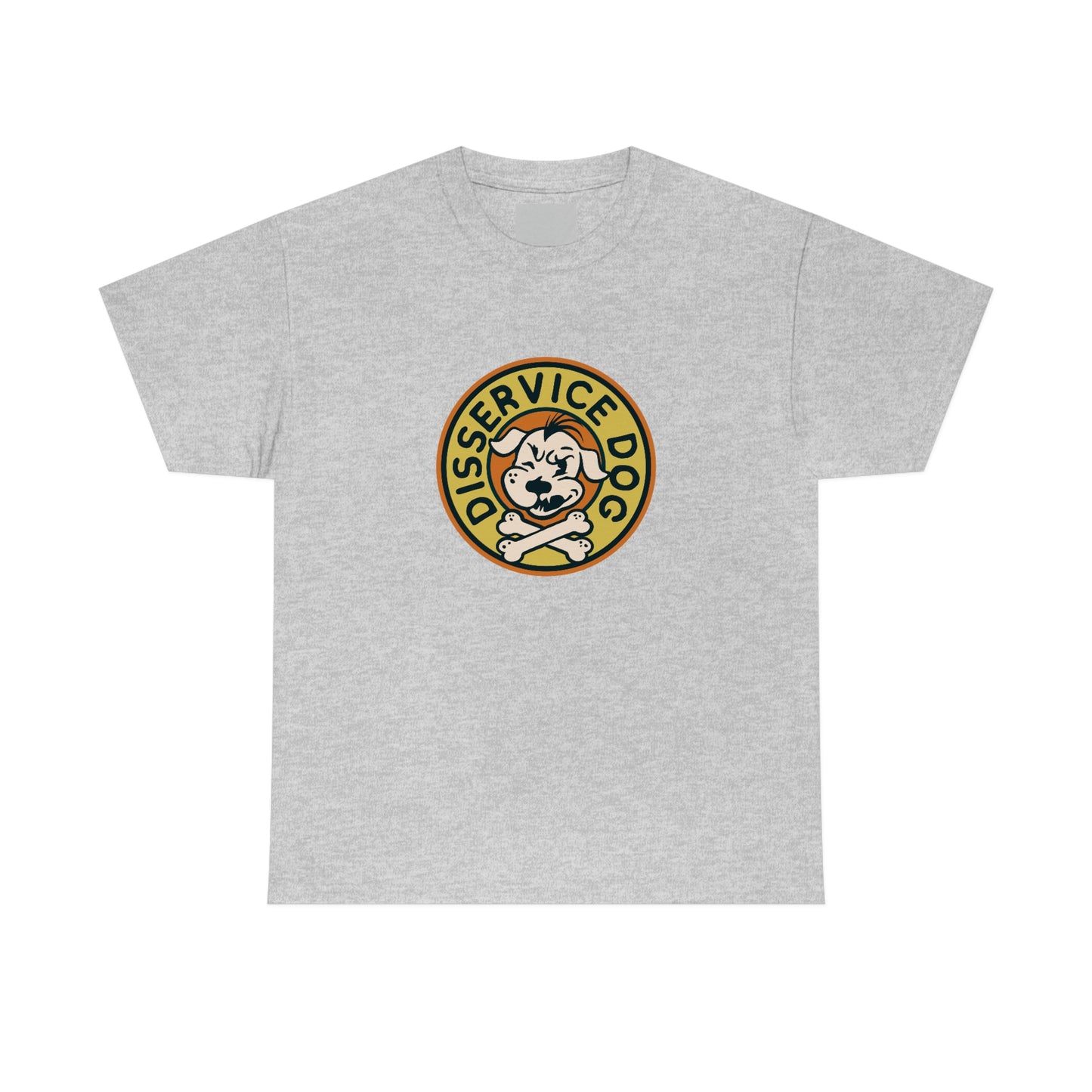 DISSERVICE DOG Unisex Heavy Cotton Tee