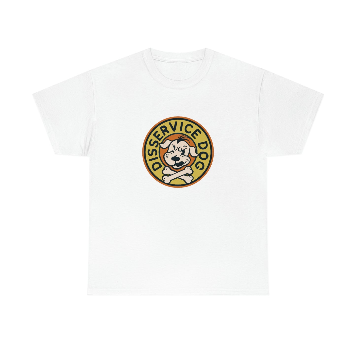 DISSERVICE DOG Unisex Heavy Cotton Tee