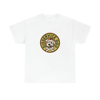 DISSERVICE DOG Unisex Heavy Cotton Tee