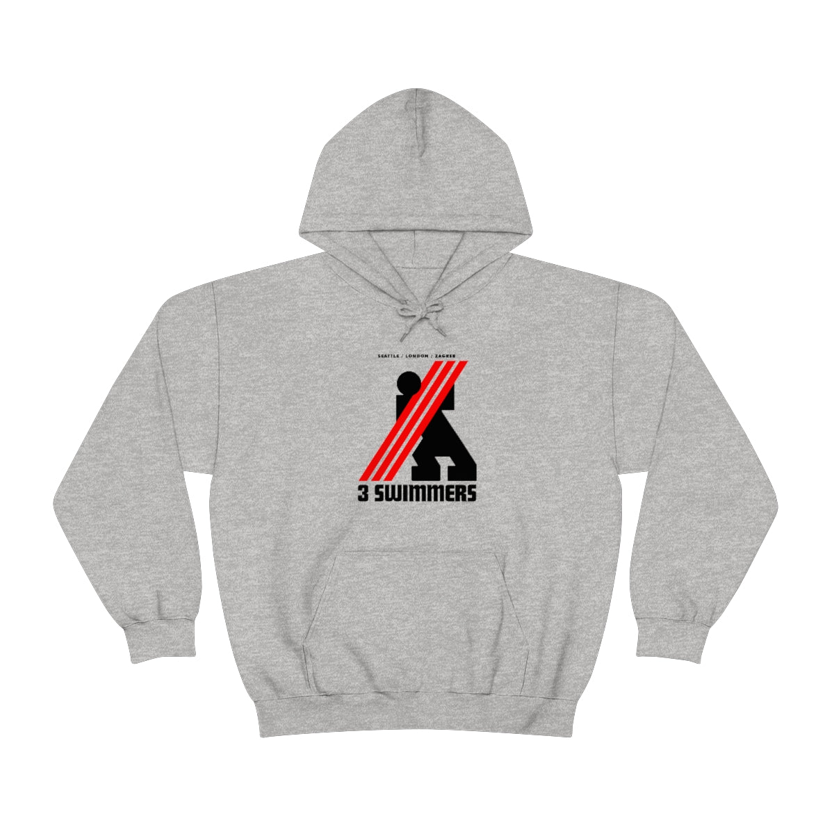 THREE SWIMMERS Unisex Hoodie